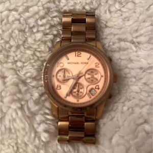 Michael Kors Blush Gold Chronograph Watch